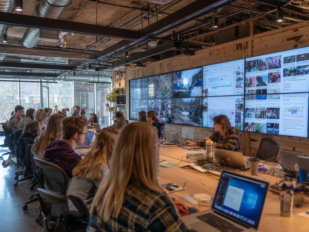 Практика репортажной сцены